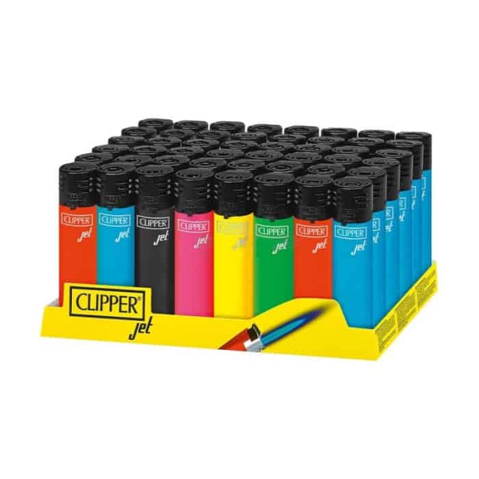Clipper CKJ11 Jet Flame Shiny Colors Display (48 stuks)