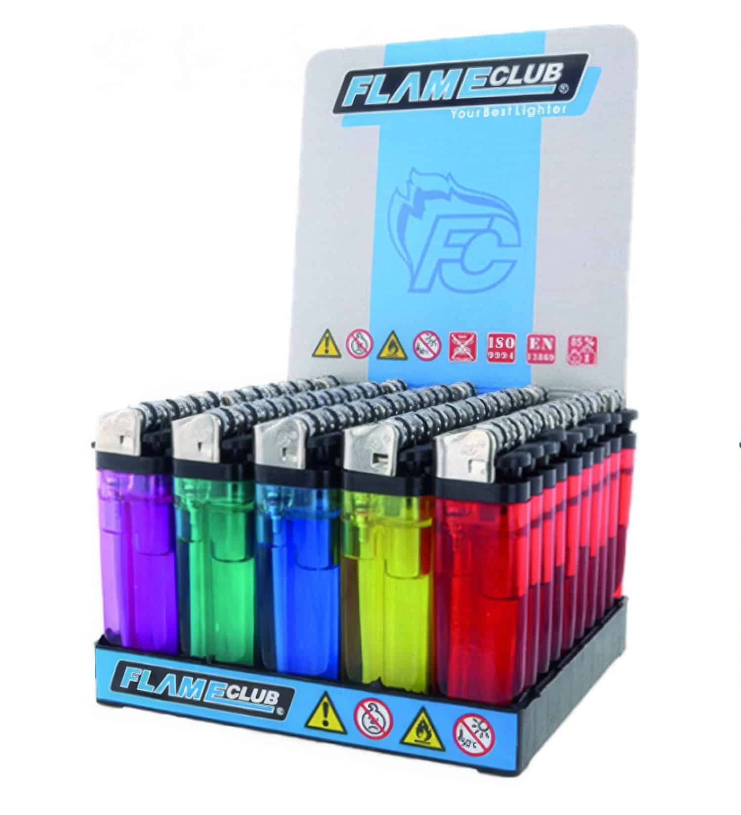 FlameClub wegwerp aanstekers Display (50 stuks)
