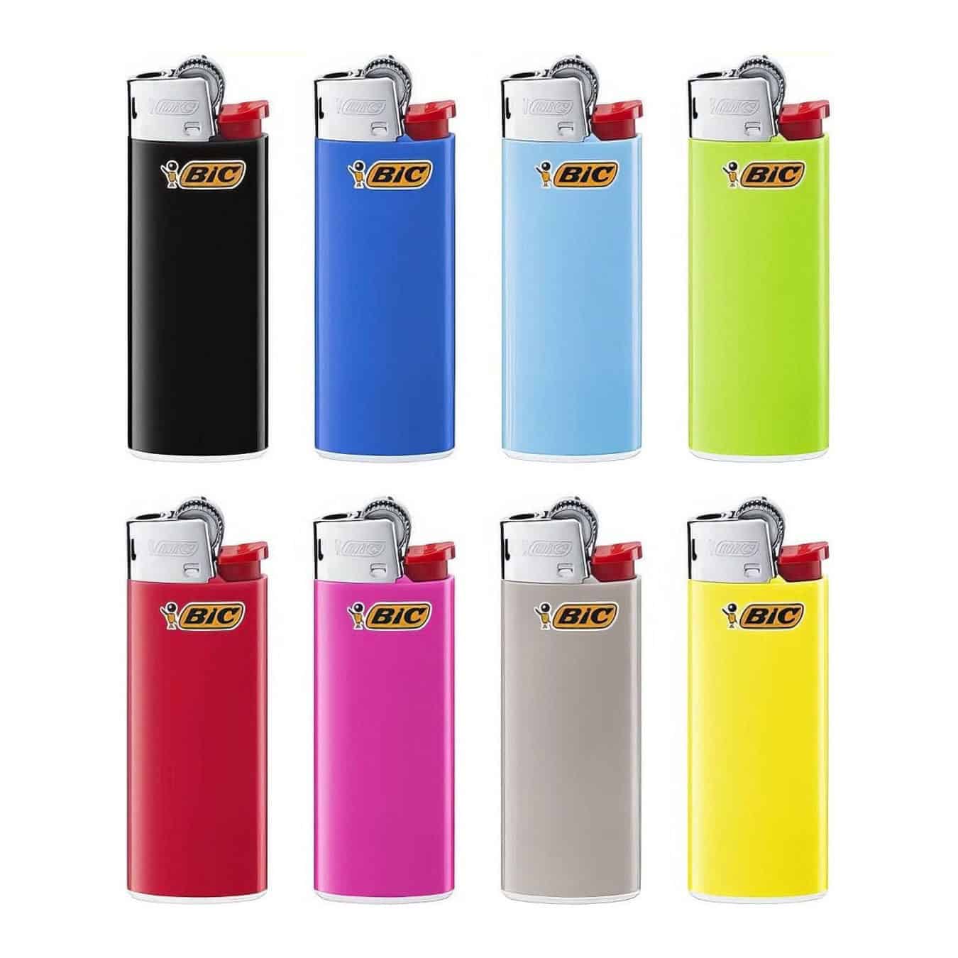 BIC Mini J25 Vuursteen aanstekers (10 stuks - willekeurige kleuren)