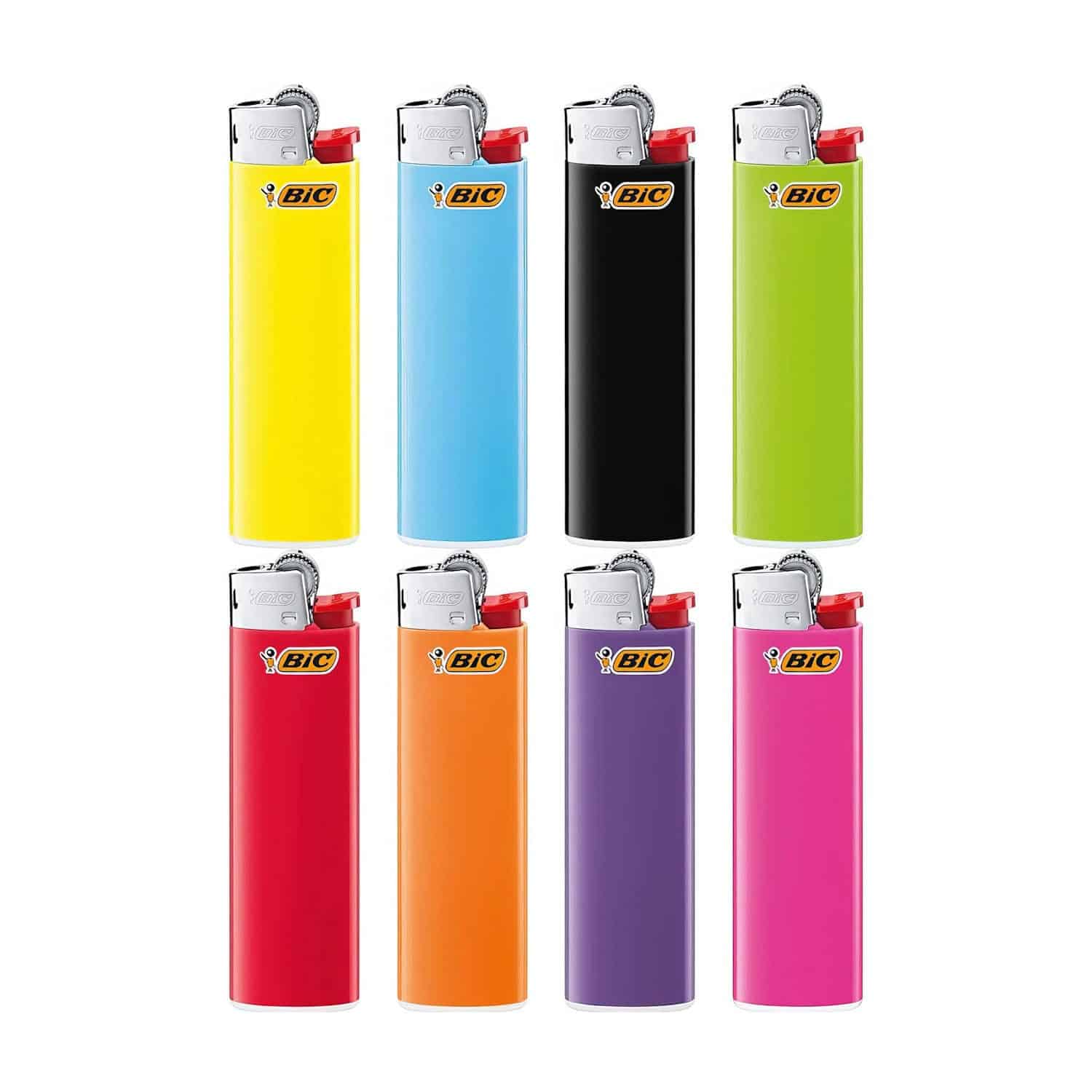 BIC Slim J23 aanstekers - willekeurige kleuren - 10 stuks