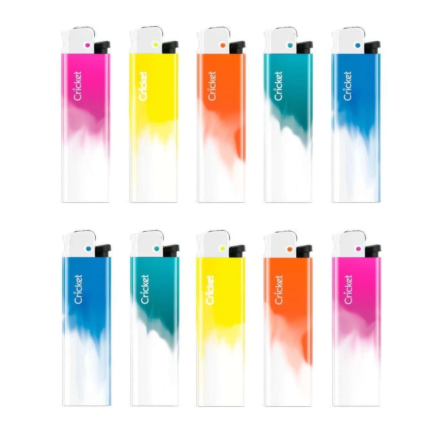 Cricket Original Fusion Candy Vuursteen Aanstekers - 10 stuks - willekeurige kleuren