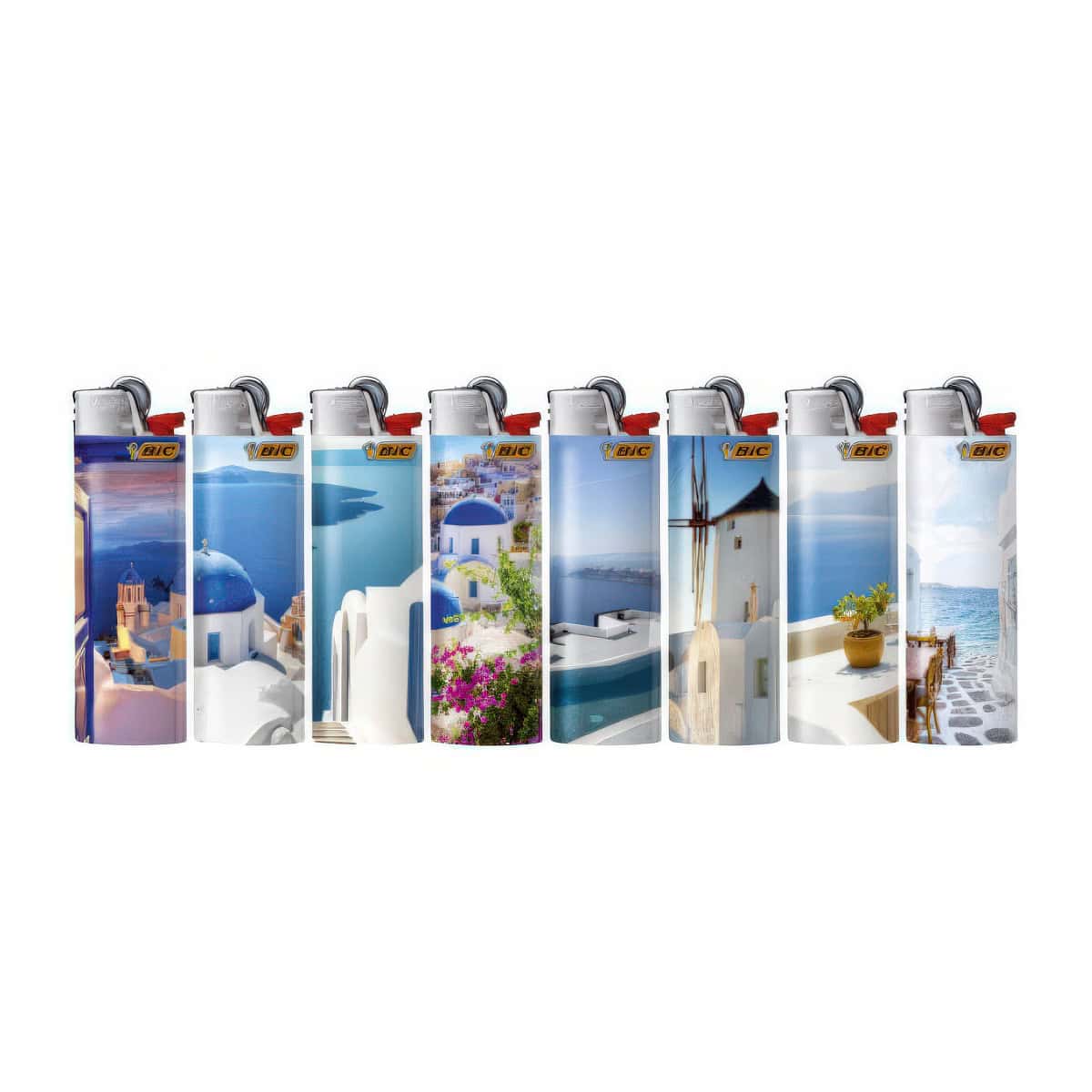 BIC Maxi J26 Vuursteen Aansteker Greece - willekeurig - 10 stuks