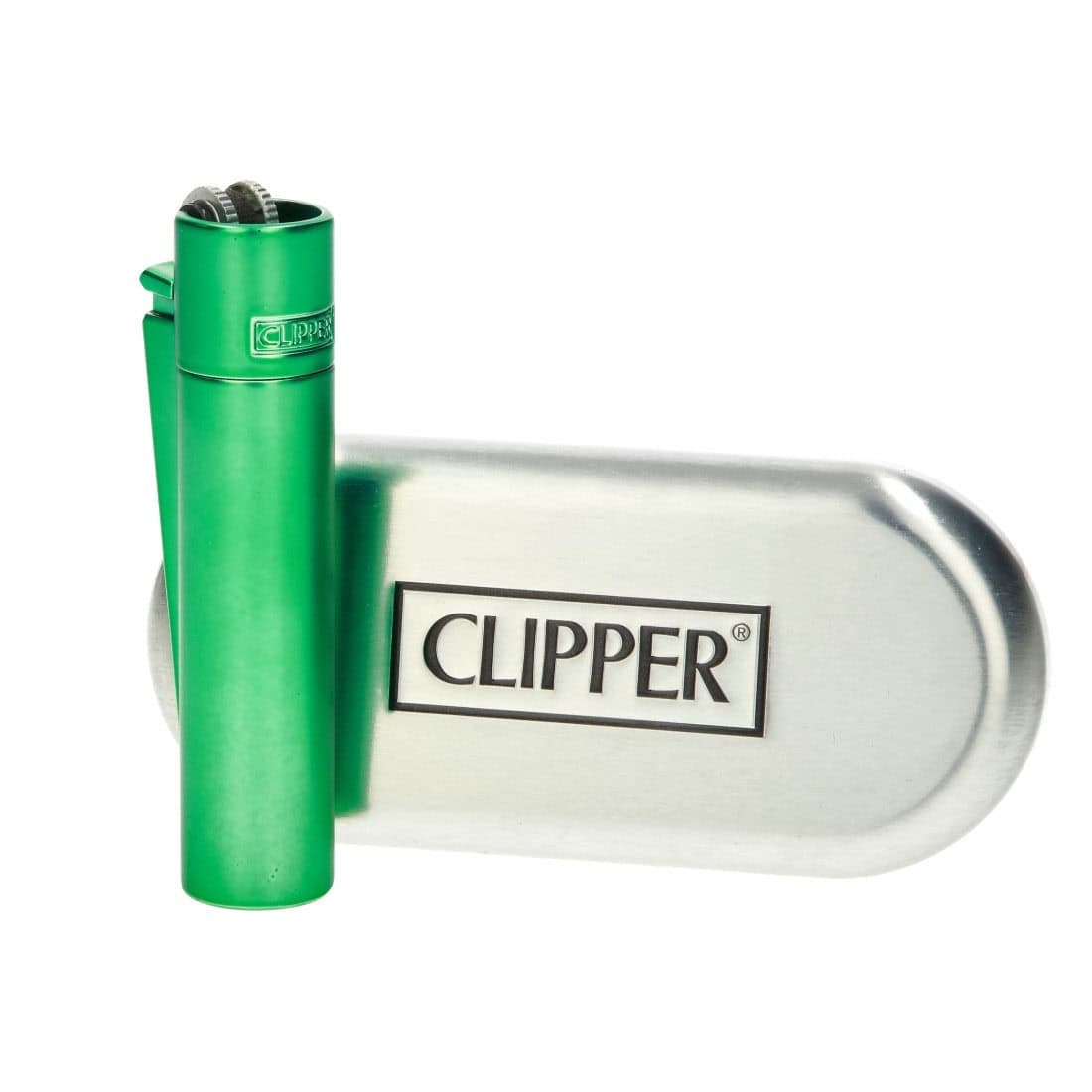 Clipper Metal - Vuursteen aansteker - Mint Delight + Giftbox