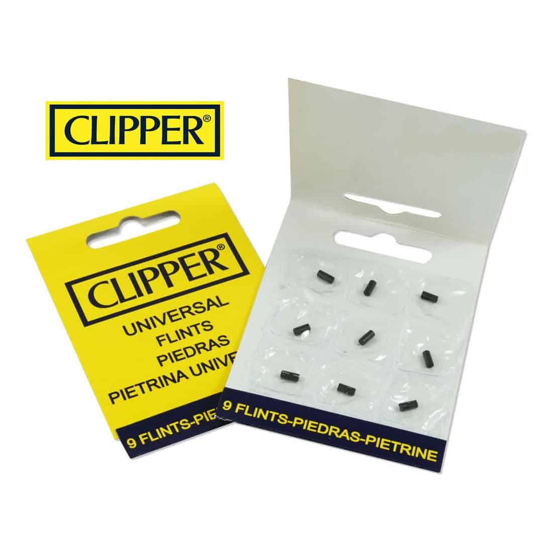 Clipper® - Vuursteen - Flints - Navulling - Set van 9 stuks