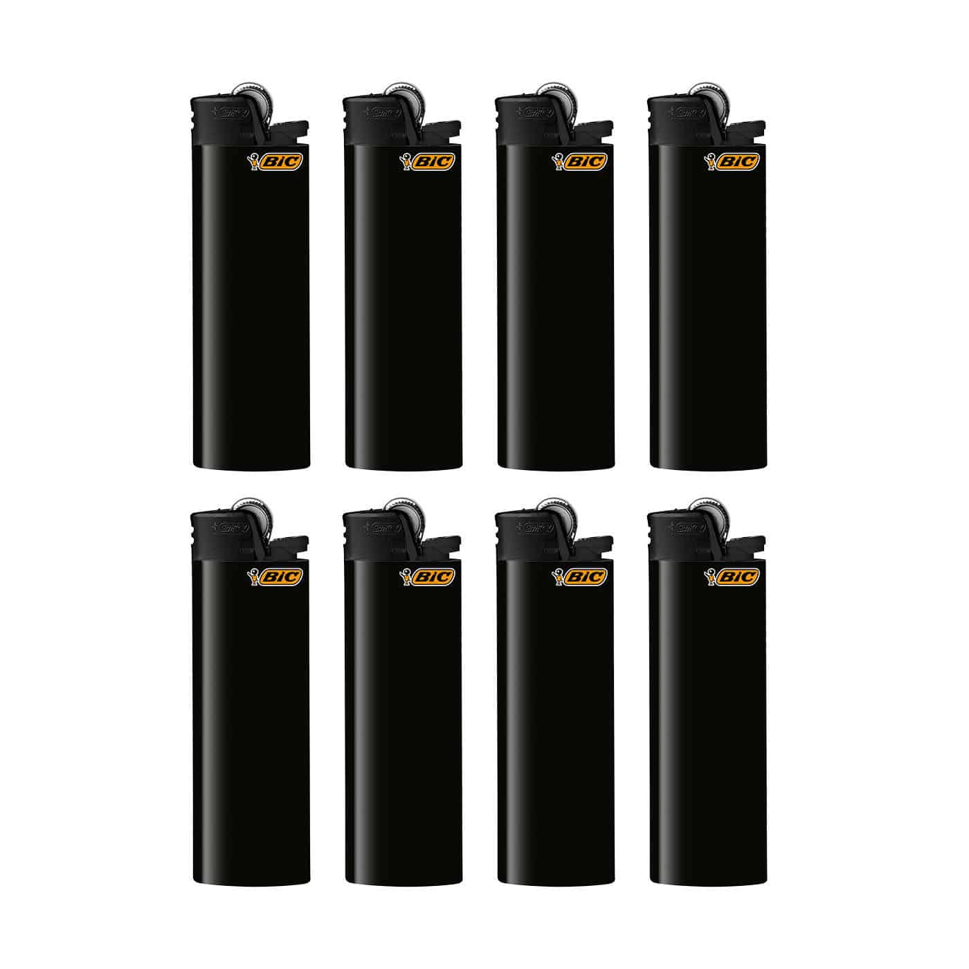 BIC® Maxi J26 'All Black' Vuursteen Aansteker - 8 stuks