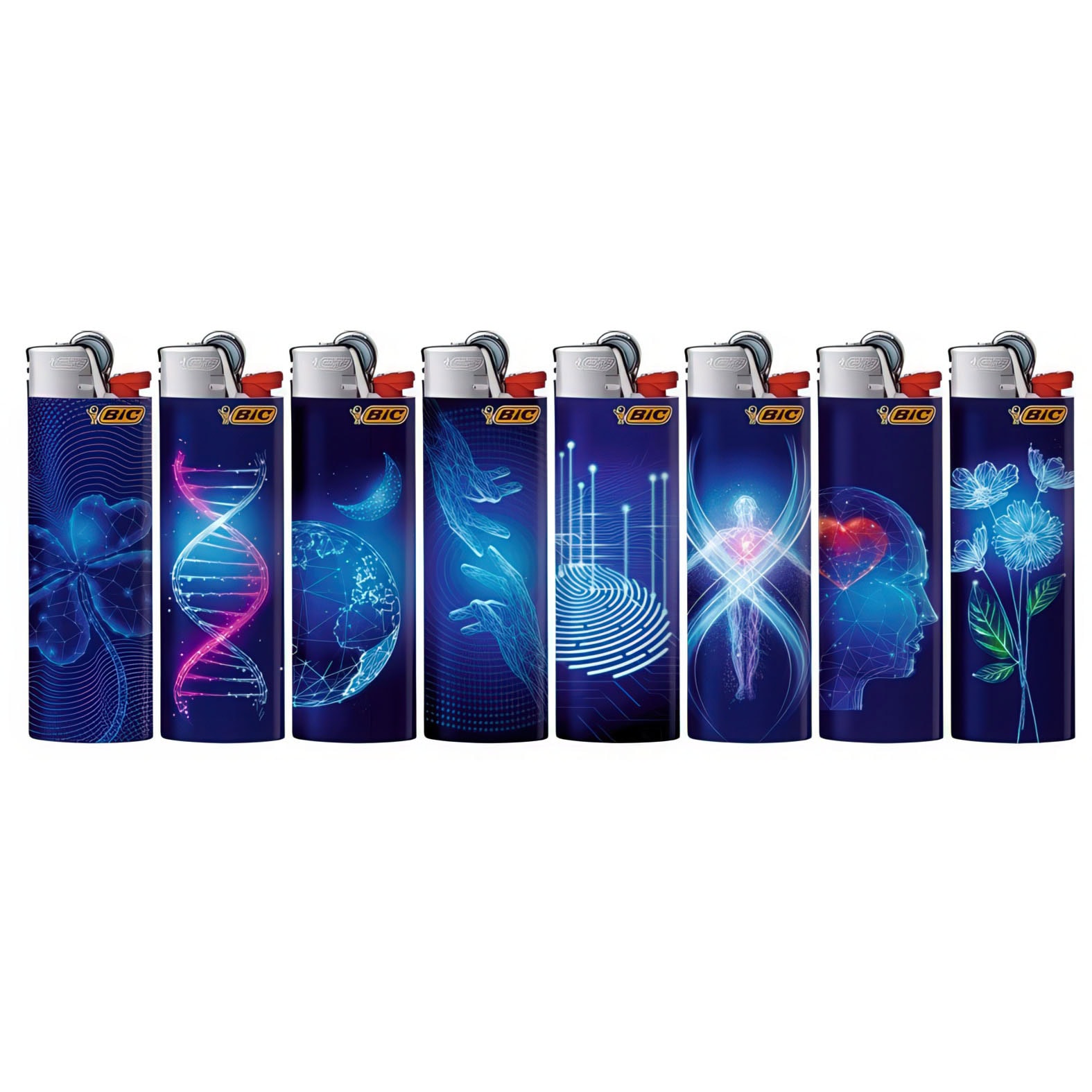BIC Maxi J26 Vuursteen Aansteker Wireframe - willekeurig - 10 stuks