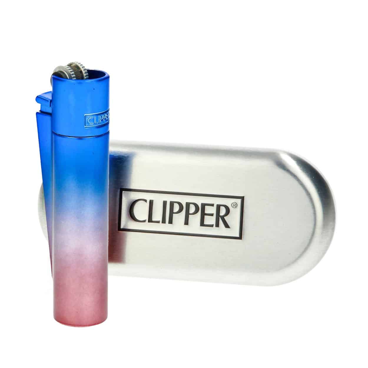 Clipper Large Metal Vuursteen aansteker - Dawn Gradient + Giftbox