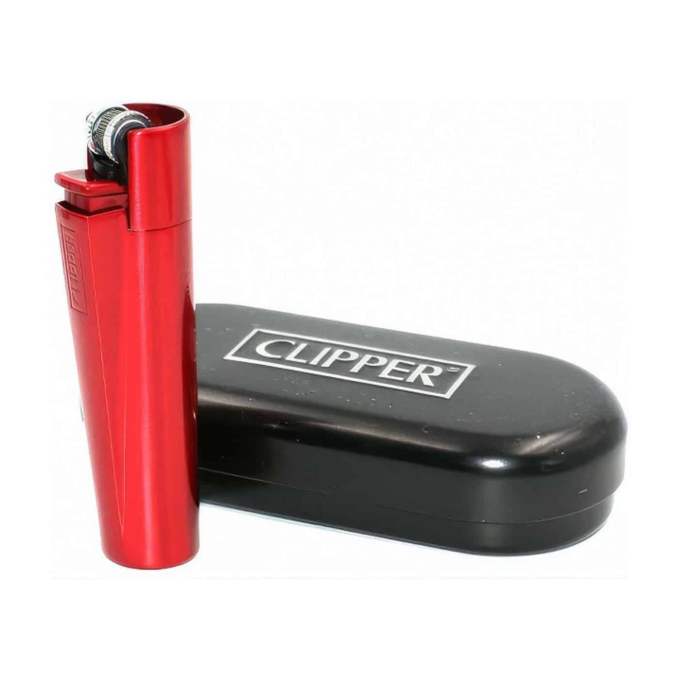 Clipper Micro Metal Vuursteen aansteker - Red Devil + Giftbox