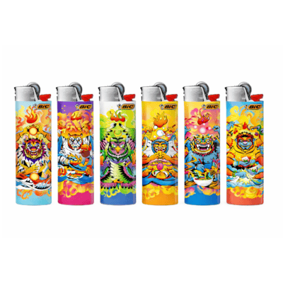 BIC® Maxi J26 aanstekers – Deities – 8 stuks