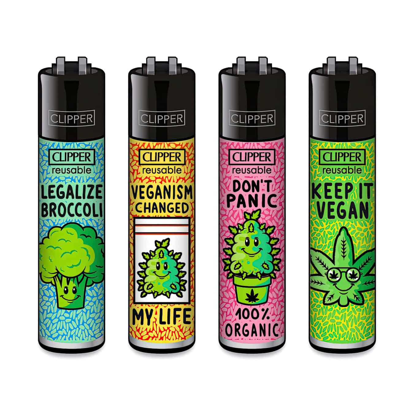 Clipper Classic Large Aanstekers "Vegan" (4 Stuks)