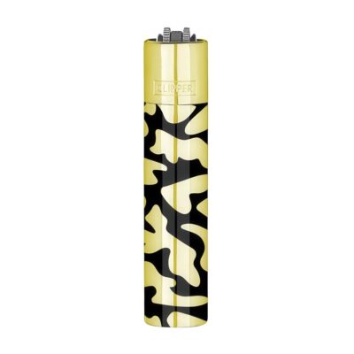 Clipper Metal - Vuursteen aansteker - Camouflage (Gold) + Giftbox