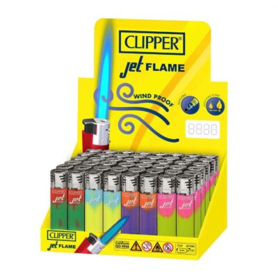 Clipper Jet Flame "Nebula Mix #3" Display (48 stuks)